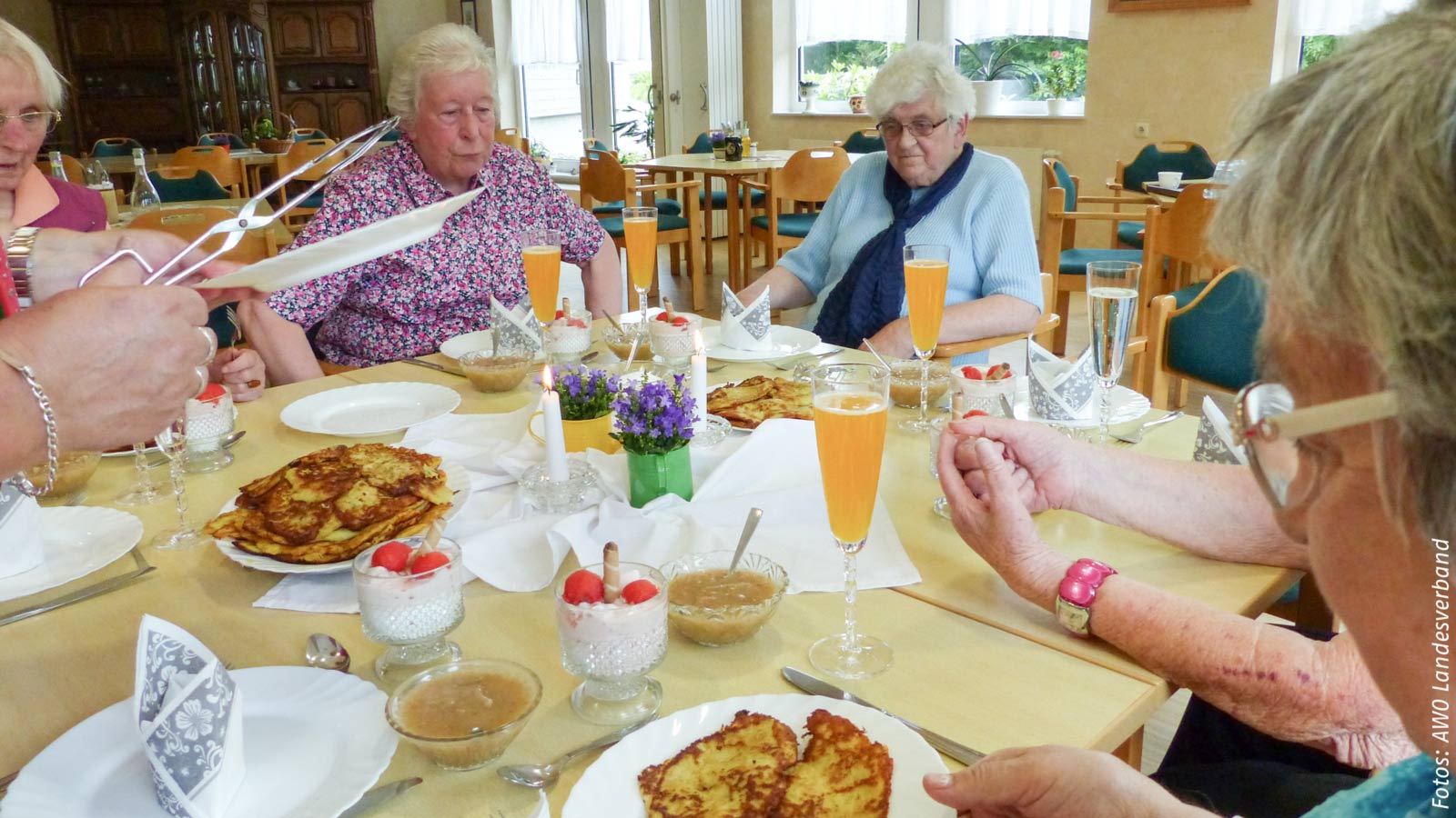 Kartoffelpuffer nach einem Rezept aus der AWO Betreutes Wohnen aus Schwerin