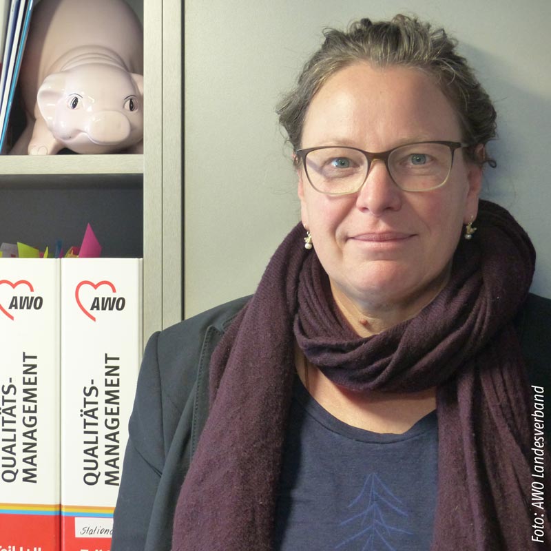 Lillien Köhler, Leiterin des Frauenschutzhauses Ribnitz-Damgarten