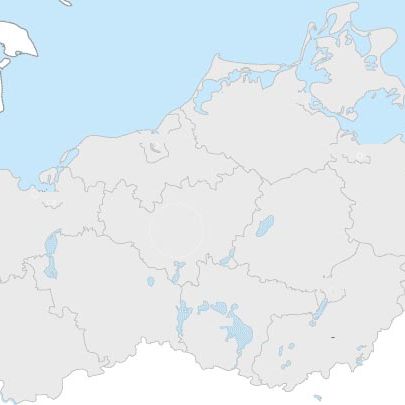 Die AWO Mecklenburg Vorpommern Landkarte